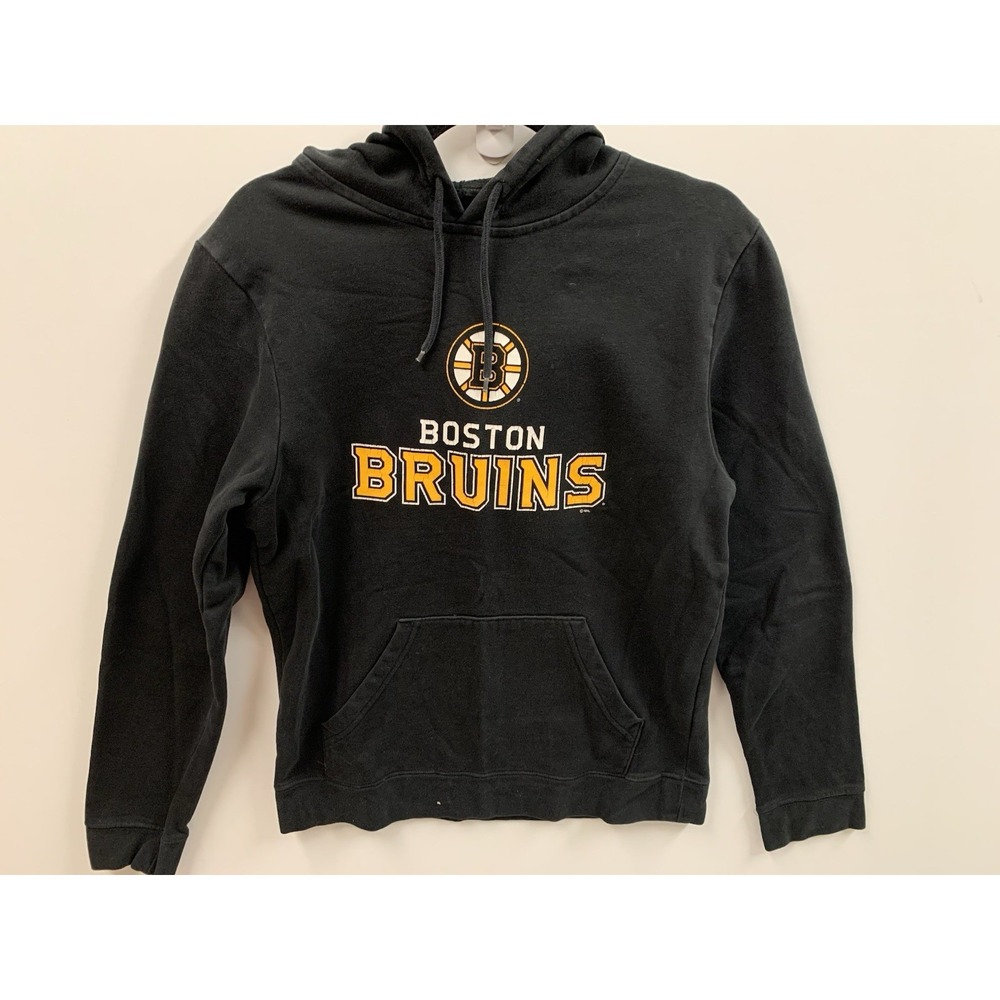 Majestic Boston Bruins Men's Black Hoodie Small NHL Hockey